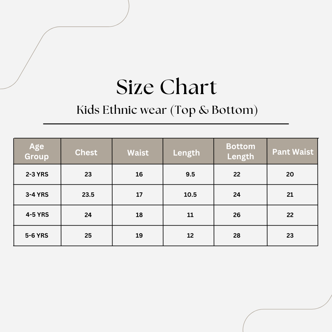 Kids Embroidered Kurta Set - EIARAA STUDIO