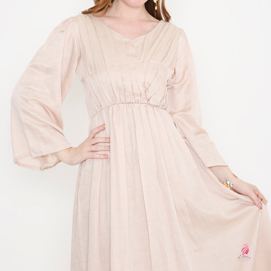 Beige dress - EIARAA STUDIO