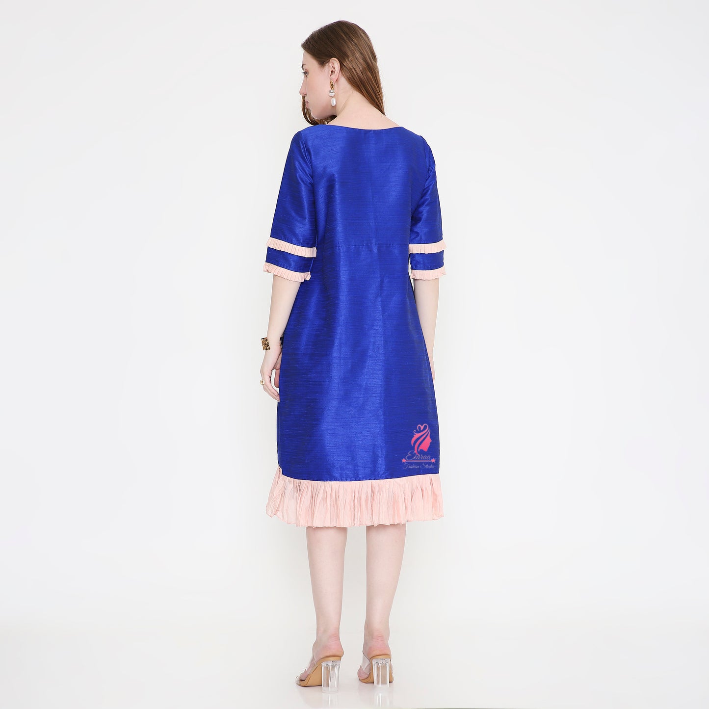 Blue Pink Dress - EIARAA STUDIO