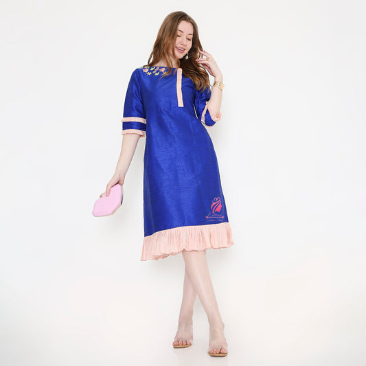 Blue Pink Dress - EIARAA STUDIO