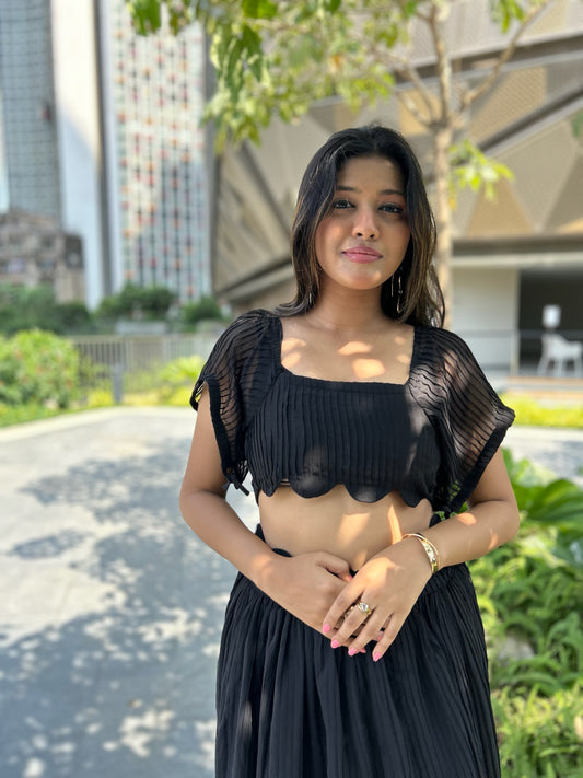 Black Elegant Summer Set - EIARAA STUDIO