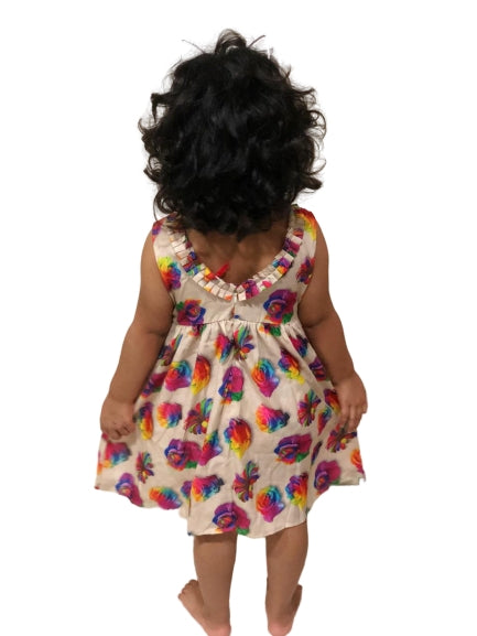 Vibrant Floral Dress - EIARAA STUDIO