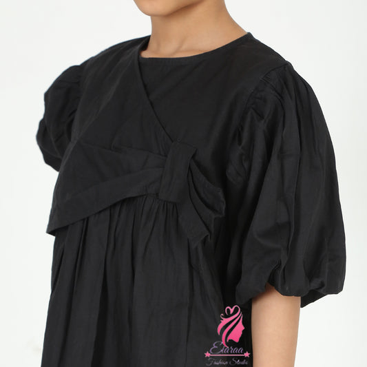 Black Bow Dress - EIARAA STUDIO