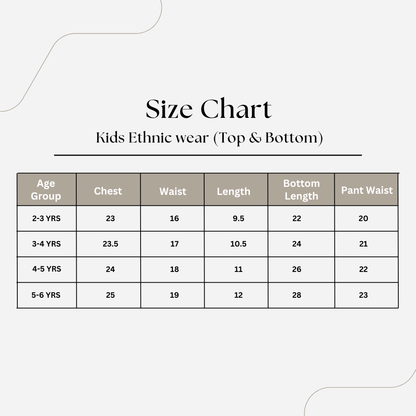 Kids Embroidered Kurta Set - EIARAA STUDIO