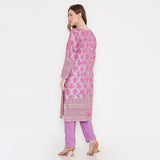 Lavender  Kurti & Pant