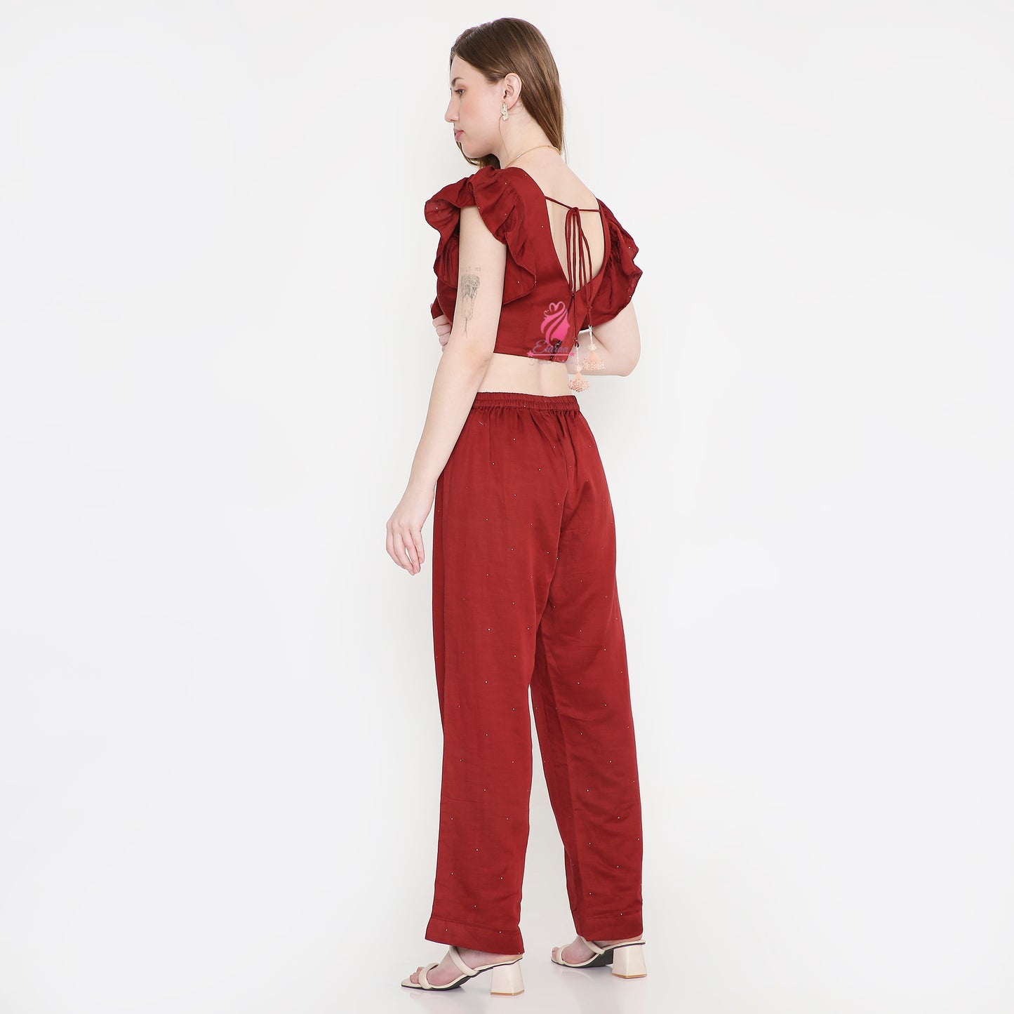 Red Co-Ord Set - EIARAA STUDIO