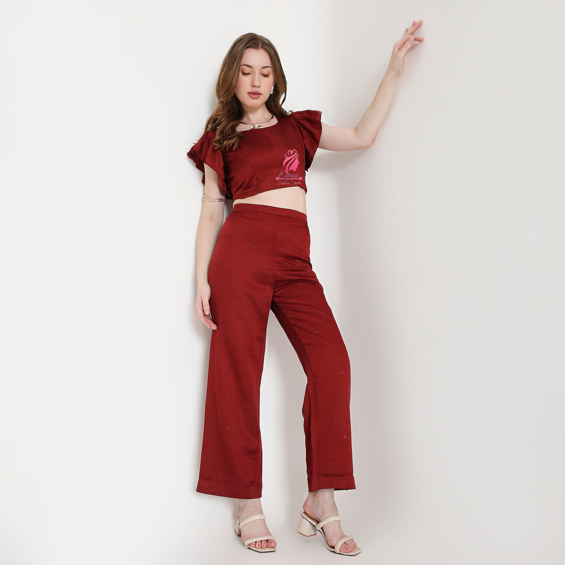 Red Co-Ord Set - EIARAA STUDIO