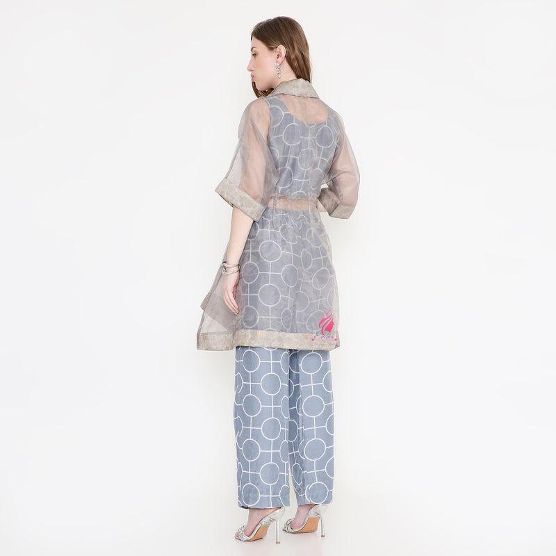 Grey A-line coord set