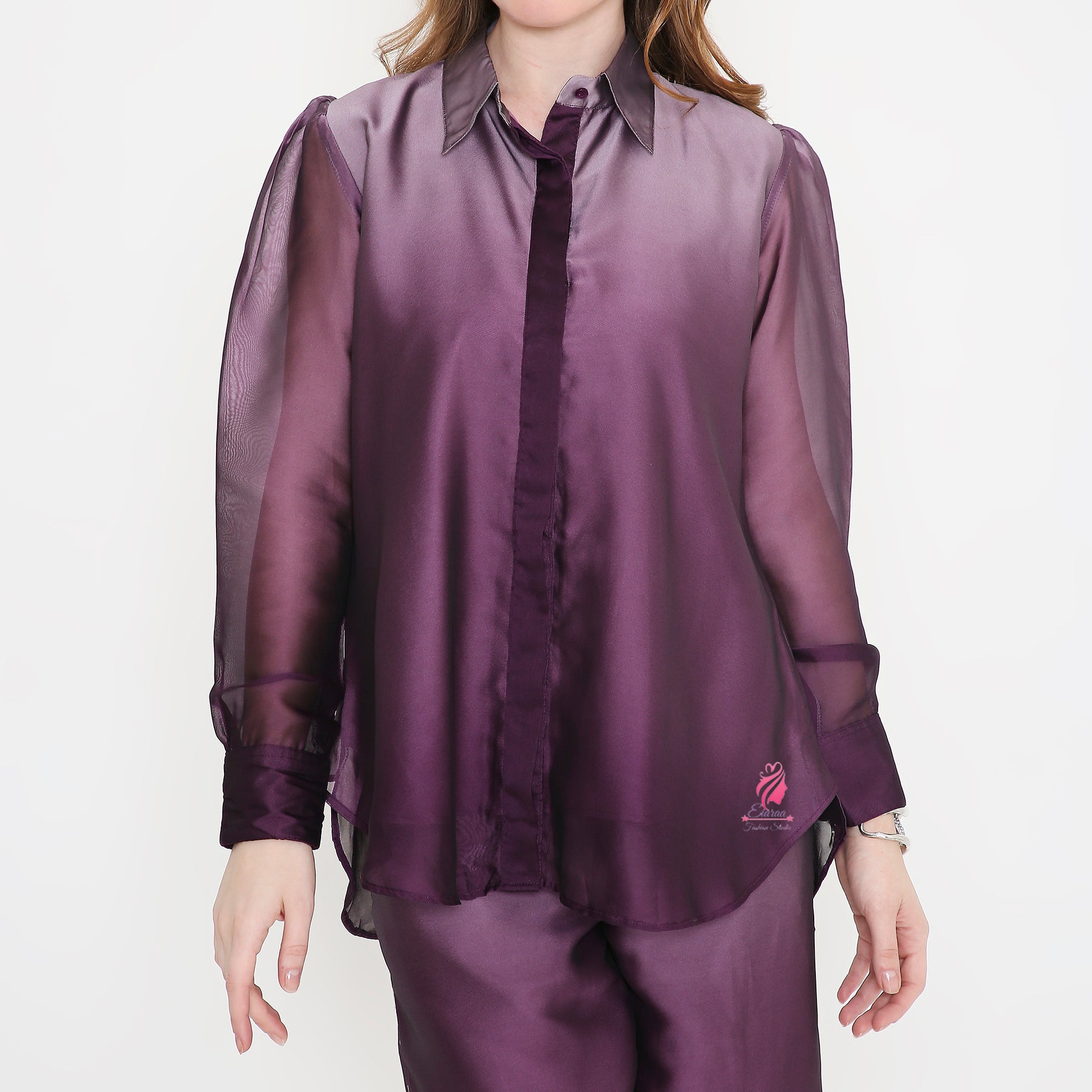 Purple Shaded coord set - EIARAA STUDIO