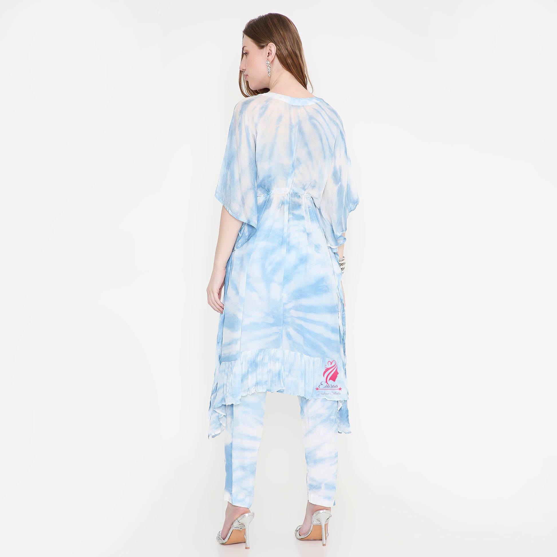 Tie and dye Kaftan Set - EIARAA STUDIO