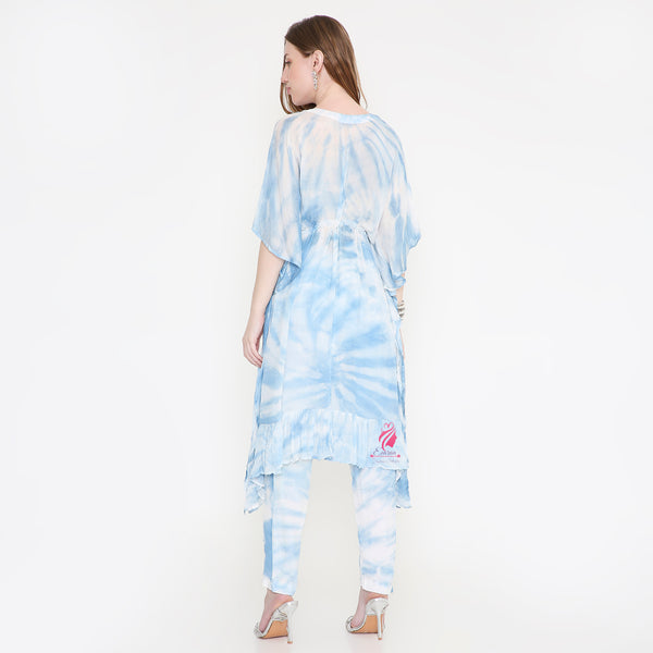 Tie and dye Kaftan Set