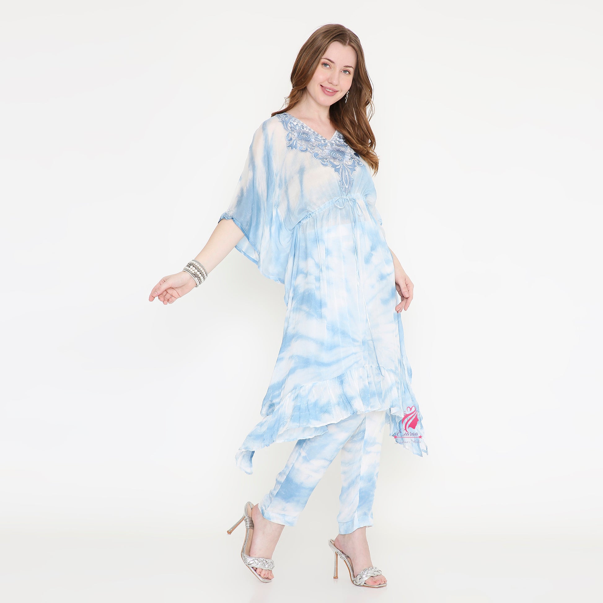Tie and dye Kaftan Set - EIARAA STUDIO