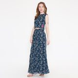 Embroidered Skirt Top