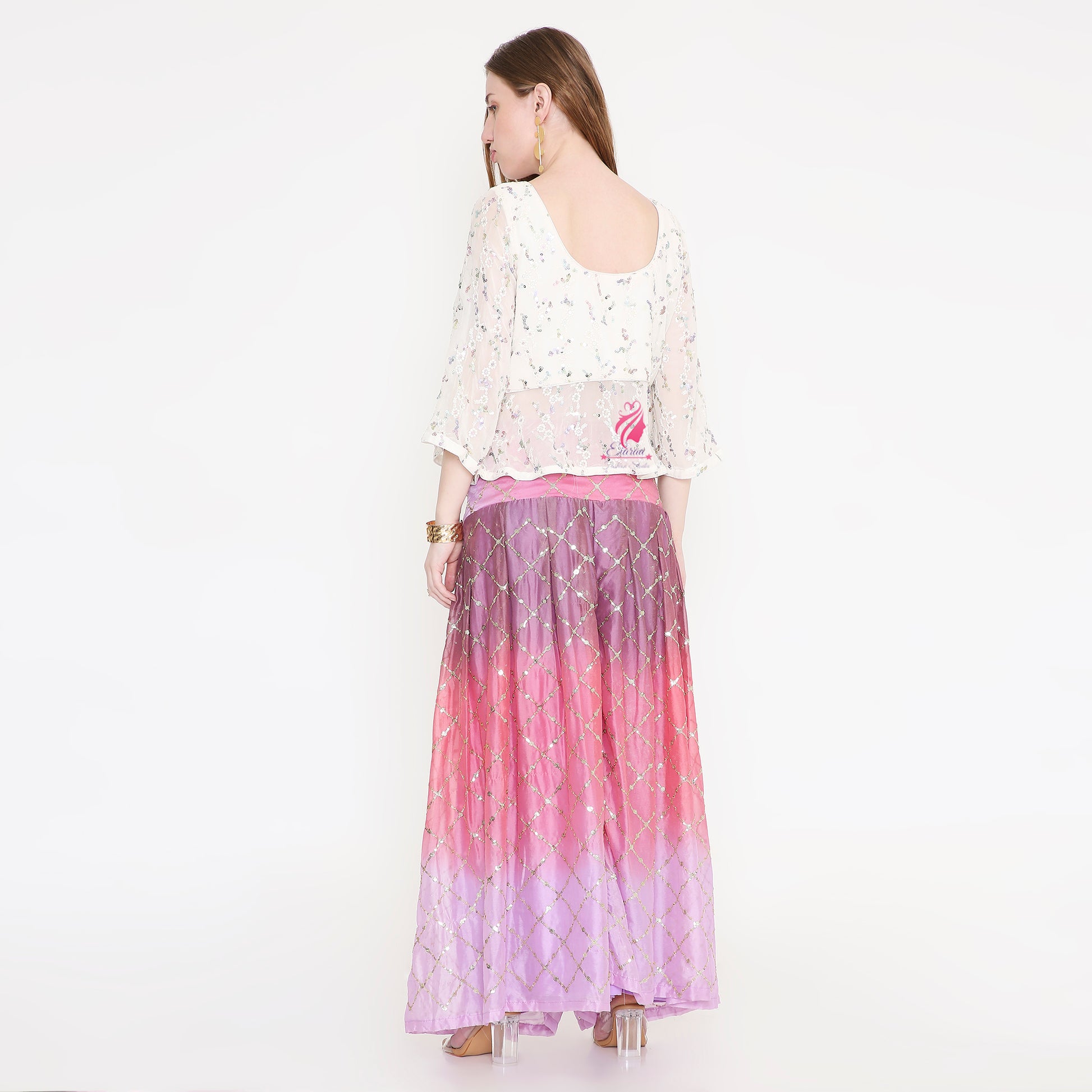 Shaded sequin pant and top - EIARAA STUDIO