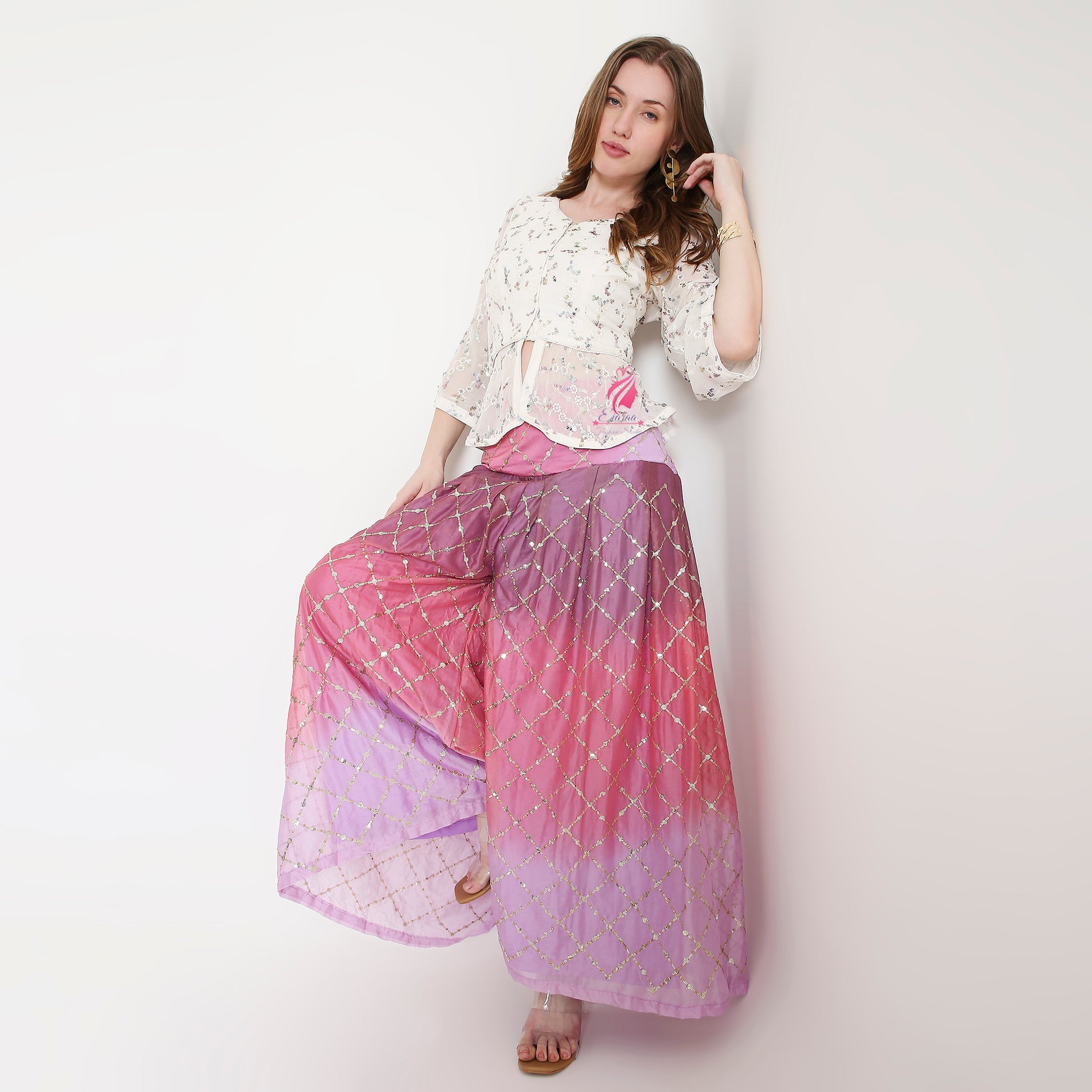 Shaded sequin pant and top - EIARAA STUDIO