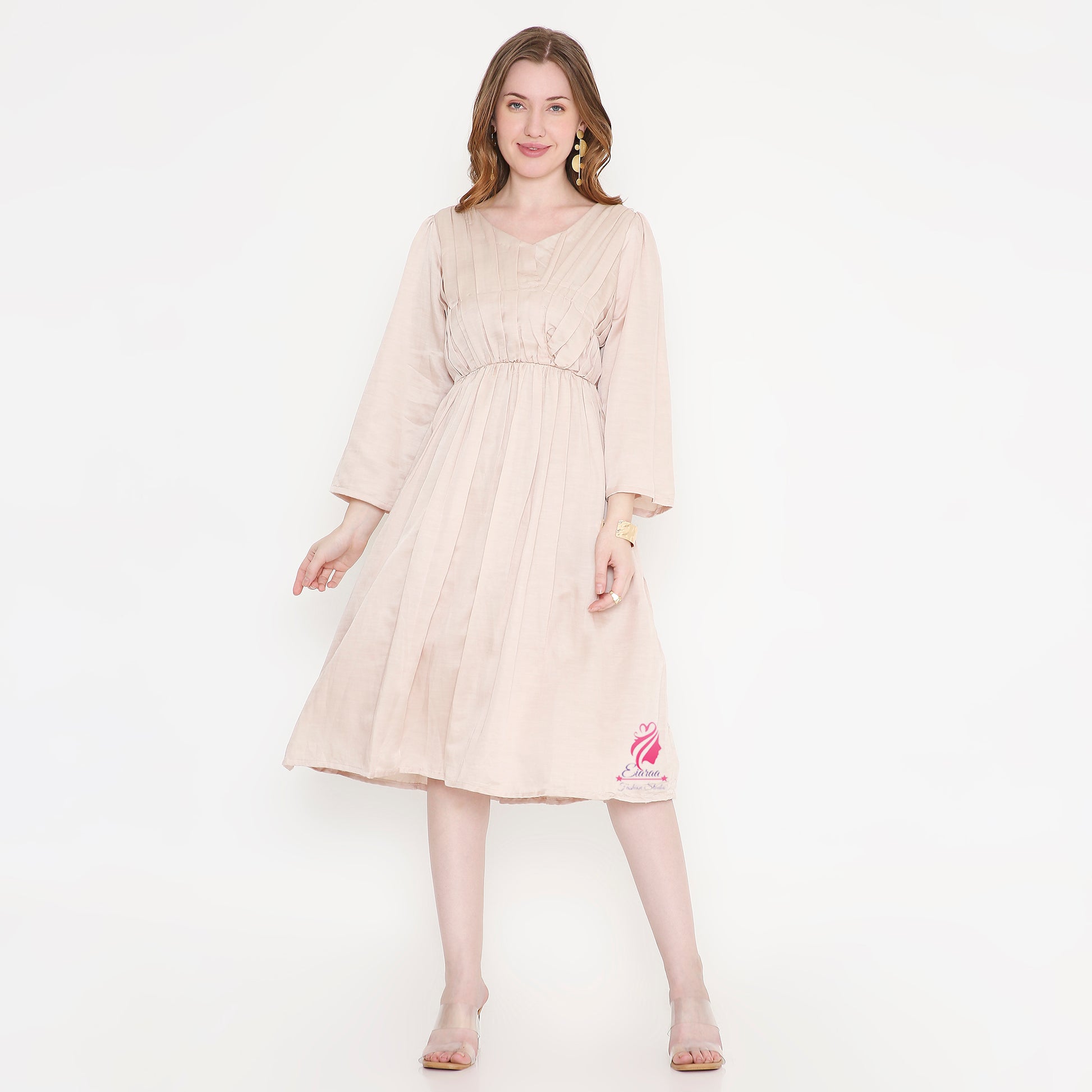 Beige dress - EIARAA STUDIO
