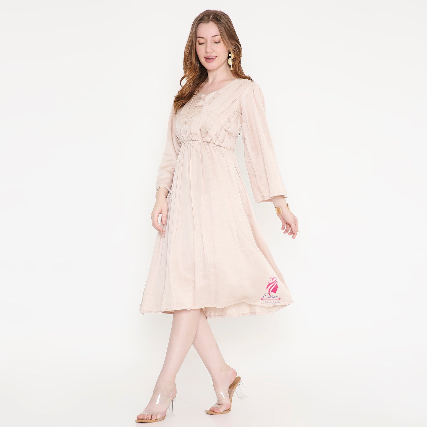 Beige dress - EIARAA STUDIO