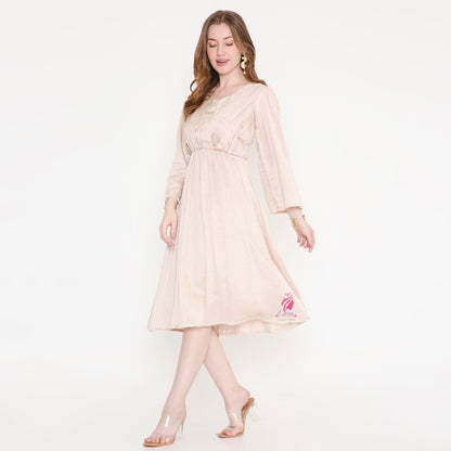 Beige dress - EIARAA STUDIO