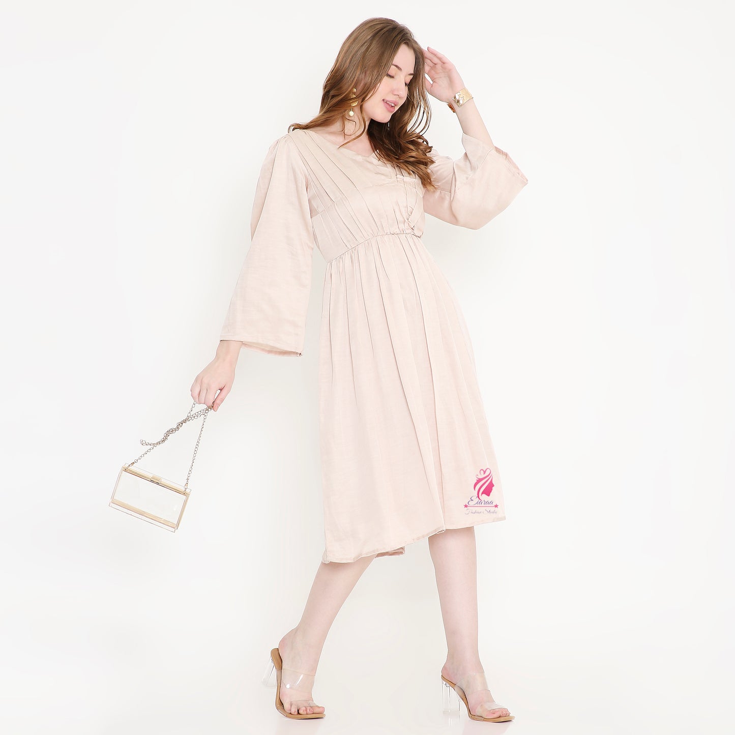 Beige dress - EIARAA STUDIO