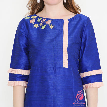 Blue Pink Dress - EIARAA STUDIO
