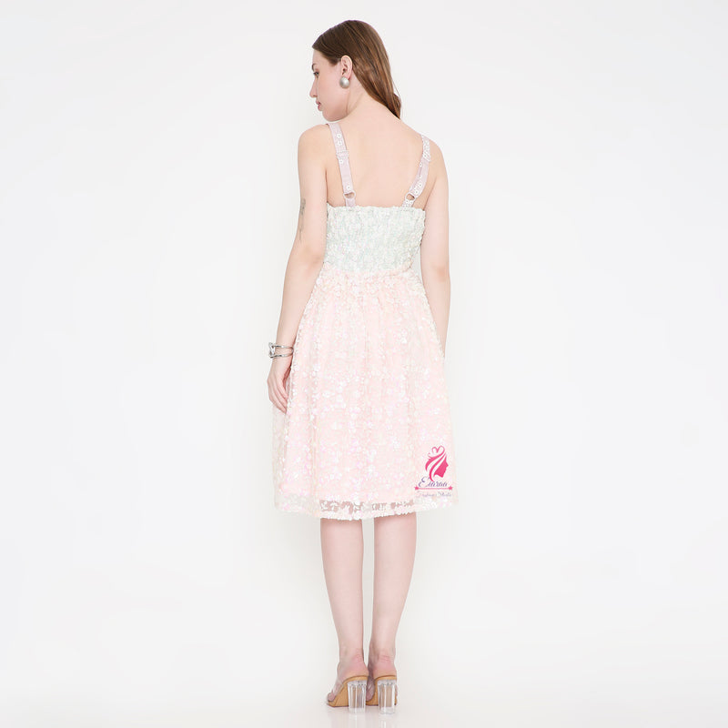 Sequin Strap Dress