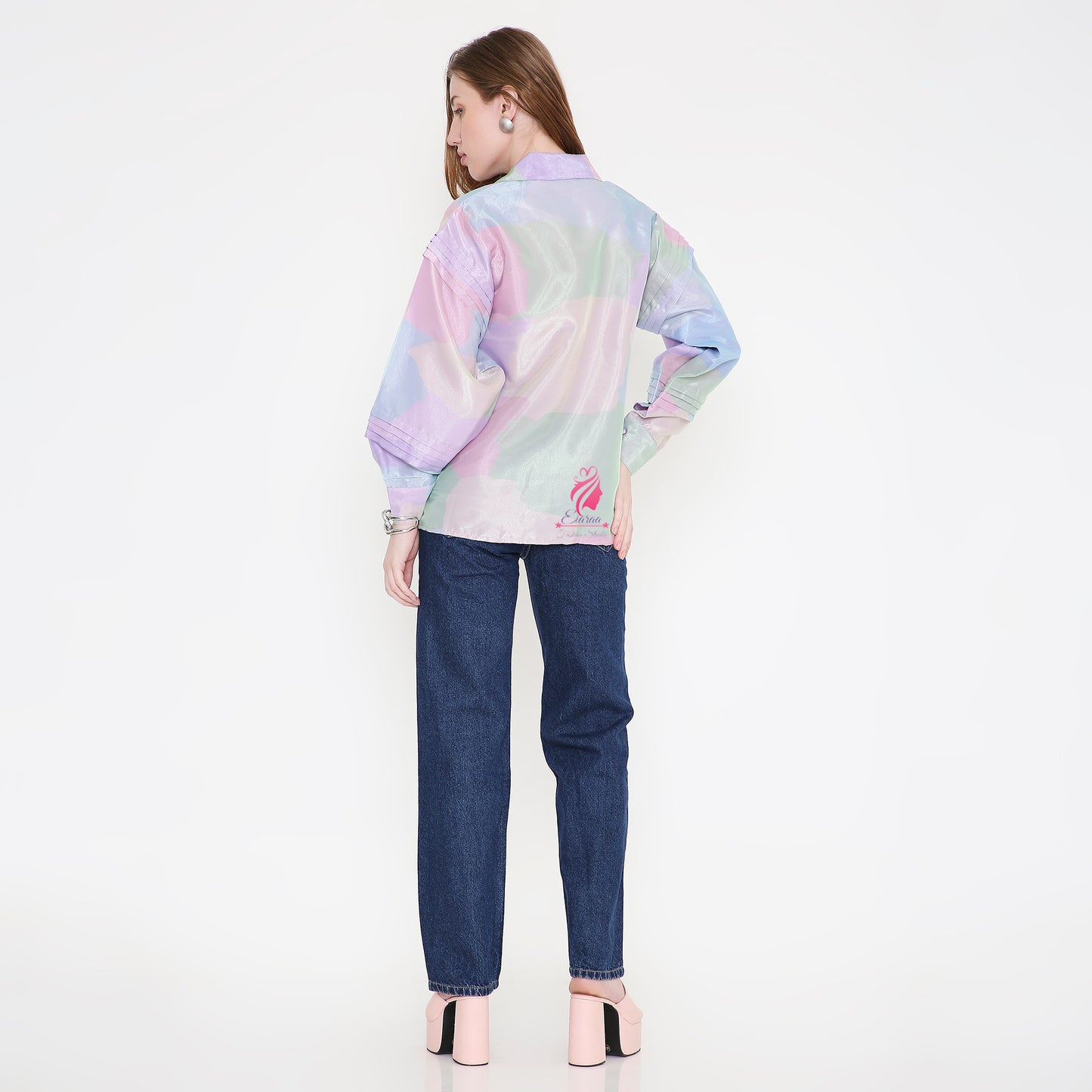 Organza pastel Shirt - EIARAA STUDIO
