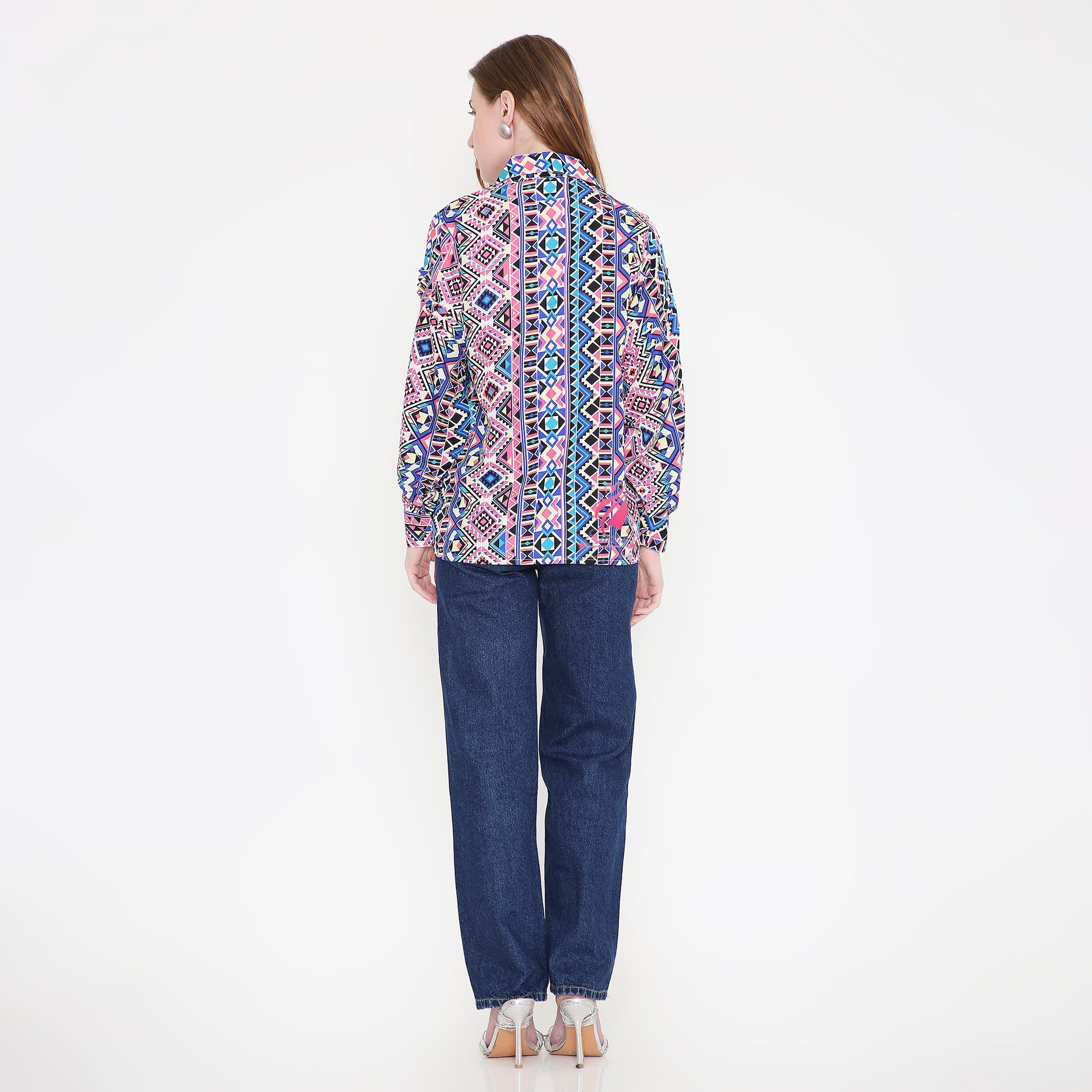 Mosaic Printed Shirt - EIARAA STUDIO