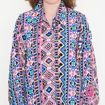 Mosaic Printed Shirt - EIARAA STUDIO