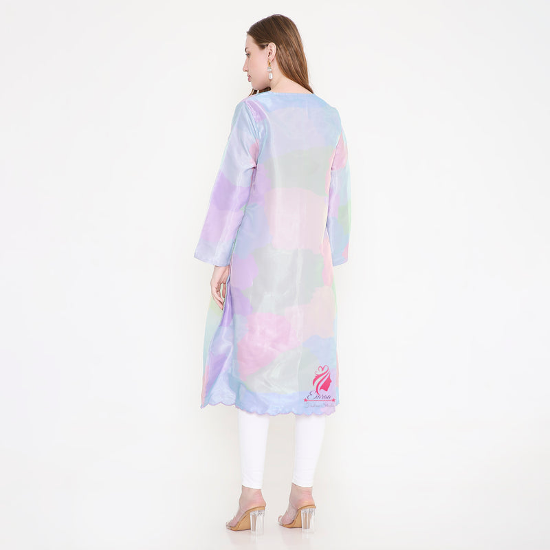 Pastel shaded kurti