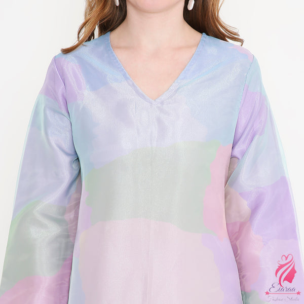 Pastel shaded kurti