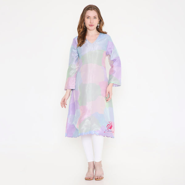 Pastel shaded kurti