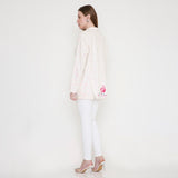 Pastel Pink Sequin Blazer