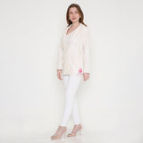 Pastel Pink Sequin Blazer