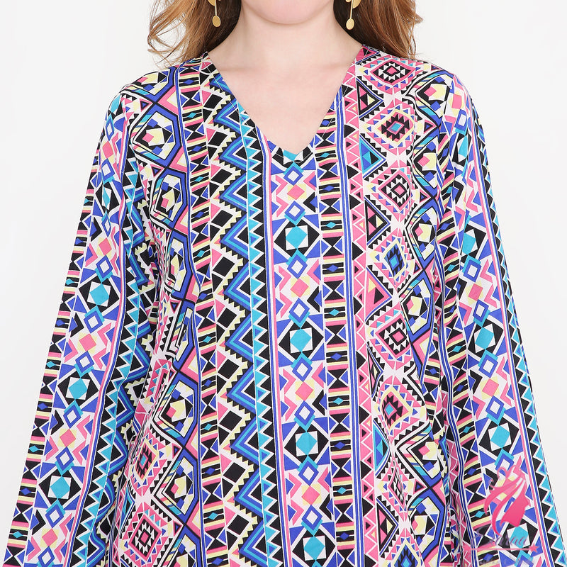 Pink and Blue Kurti & Pink Pant