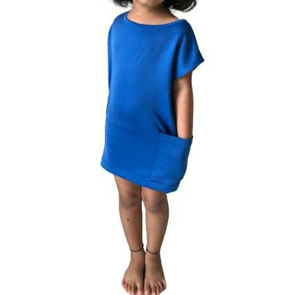 Blue T-shirt Dress - EIARAA STUDIO