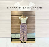 White and Purple Co-Ord Set