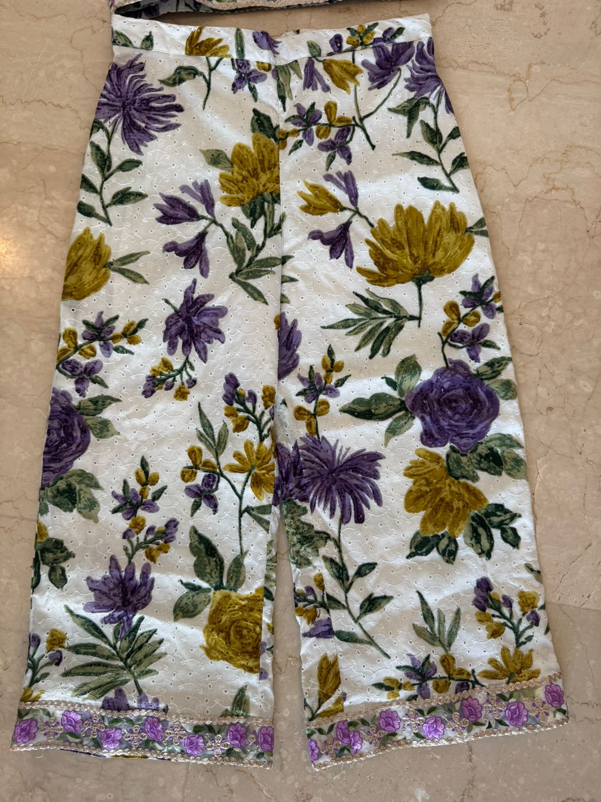 Kids Floral Embroidered Co-ord Set - EIARAA STUDIO