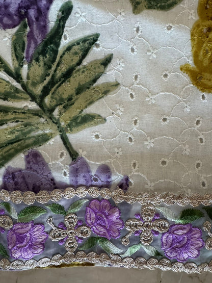 Kids Floral Embroidered Co-ord Set - EIARAA STUDIO