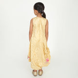 Beige Cowl gown